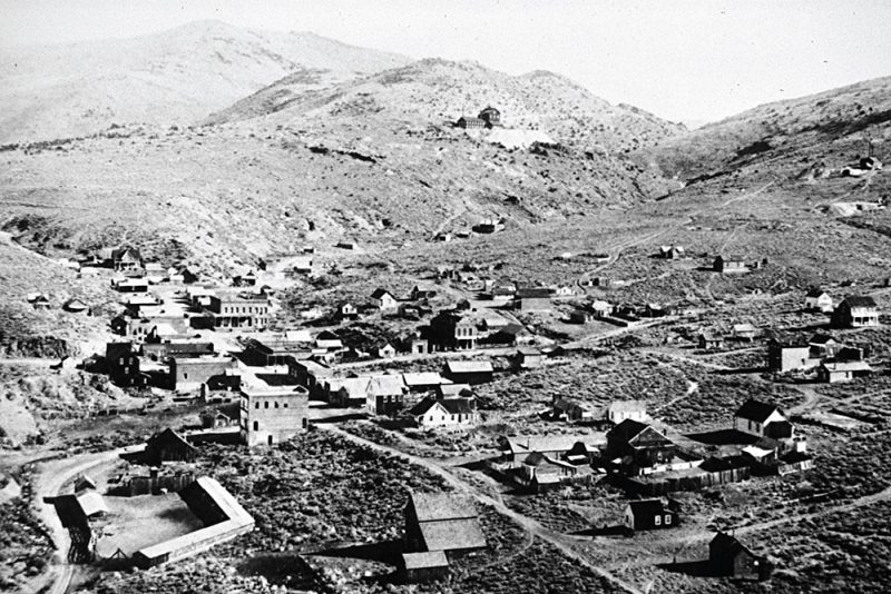 Aurora, Nevada as it existed in the 1800s