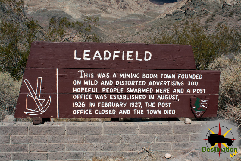 Leadfield California - A Death Valley Ghost Town - Destination4x4